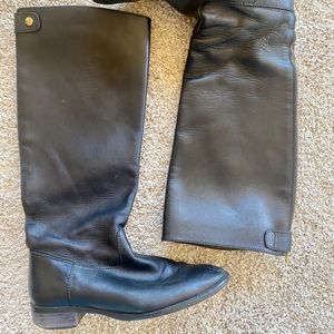 J. Crew Leather Heeled Boots